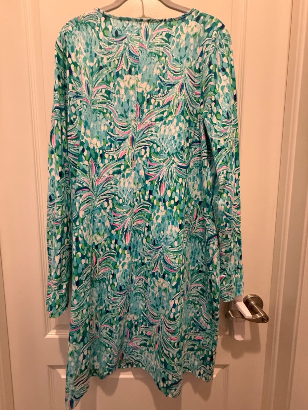 NWOT Lilly Pulitzer Long-Sleeved Midi Dress, Size XL - Picture 2 of 4